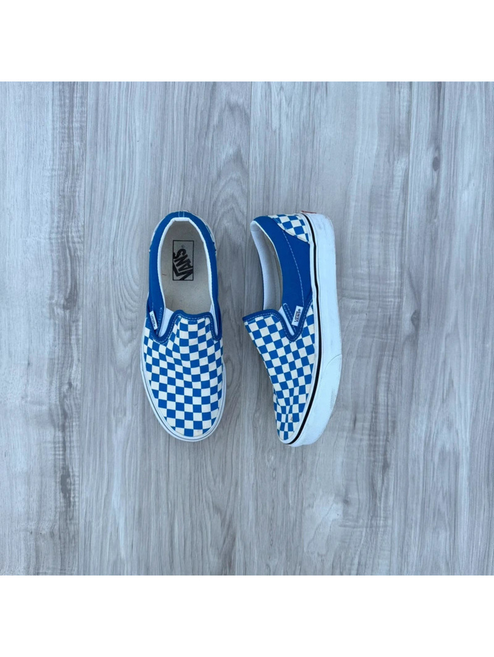 VANS Checkerboard Classic Mens Slip-On Shoes